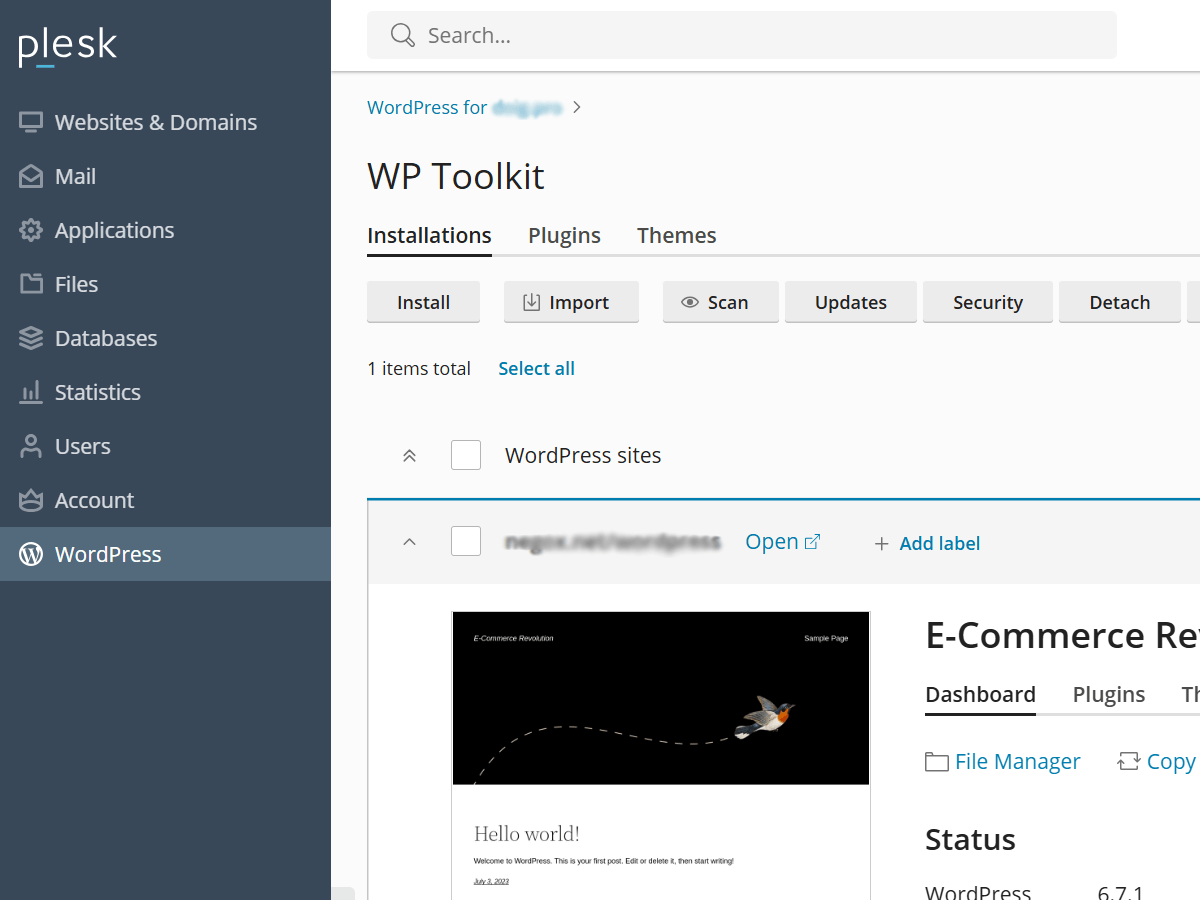 WordPress servers
